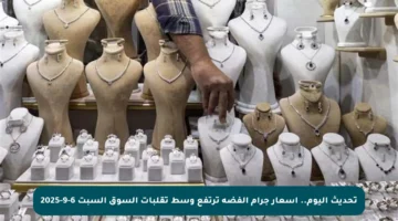 تحديث اليوم.. أسعار جرام الفضة ترتفع وسط تقلبات السوق السبت 6-9-2025